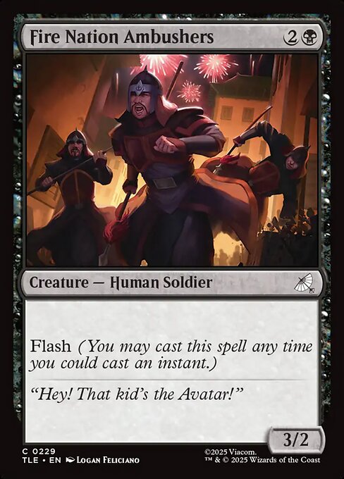 Fire Nation Ambushers - Avatar: The Last Airbender Eternal Magic card