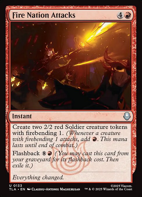 Fire Nation Attacks - Avatar: The Last Airbender Magic card