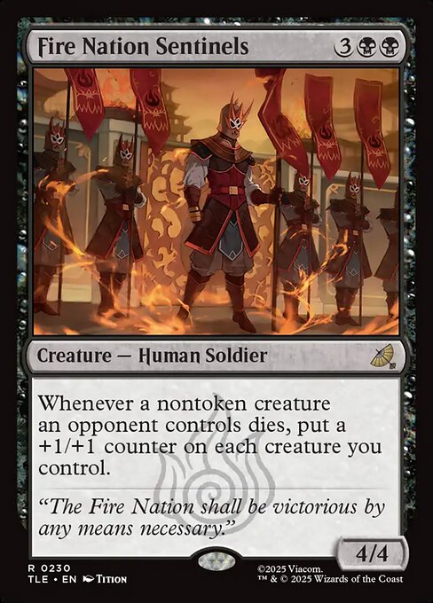 Fire Nation Sentinels - Avatar: The Last Airbender Eternal Magic card