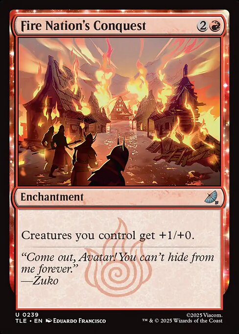 Fire Nation's Conquest - Avatar: The Last Airbender Eternal Magic card
