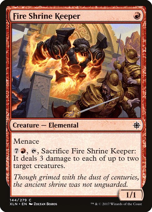 Fire Shrine Keeper - Ixalan Magic card