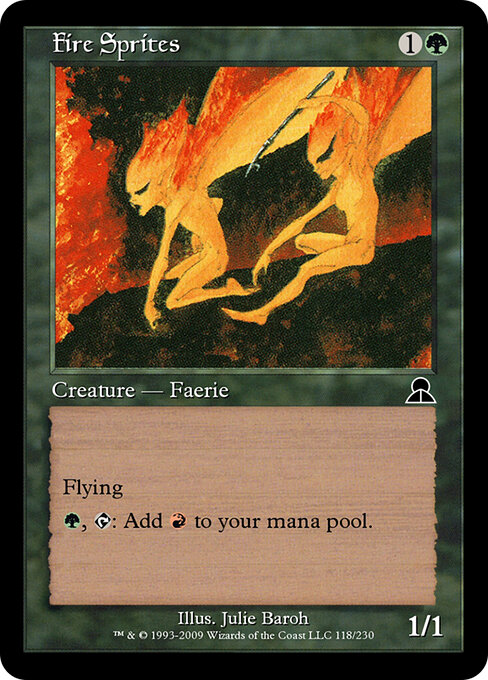 Fire Sprites - Masters Edition III Magic card