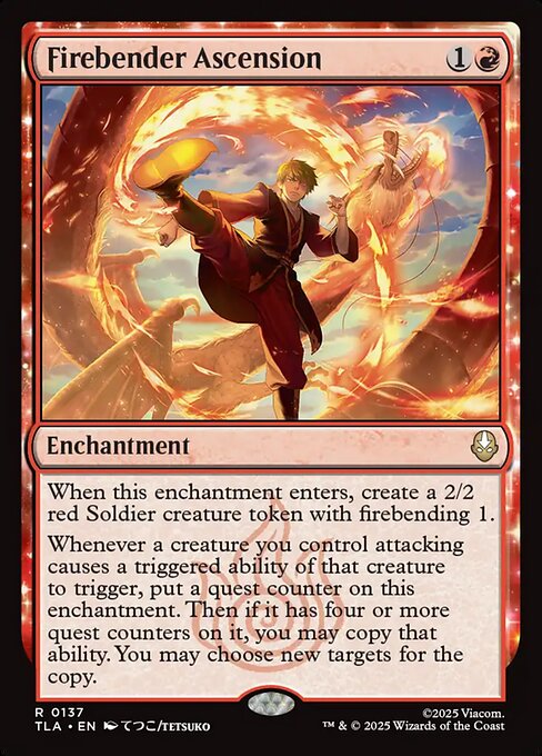Firebender Ascension - Avatar: The Last Airbender Magic card