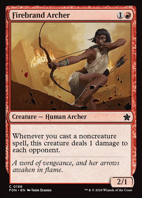 Firebrand Archer - Foundations Magic card