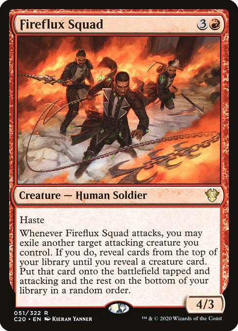 Fireflux Squad - Commander 2020 Magic card