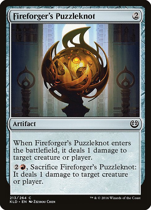 Fireforger's Puzzleknot - Kaladesh Magic card