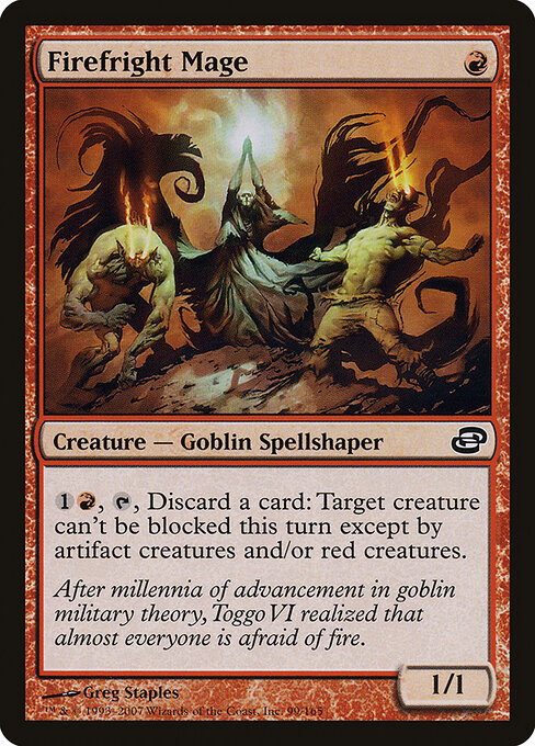 Firefright Mage - Planar Chaos Magic card