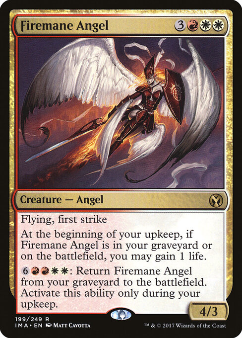Firemane Angel - Iconic Masters Magic card