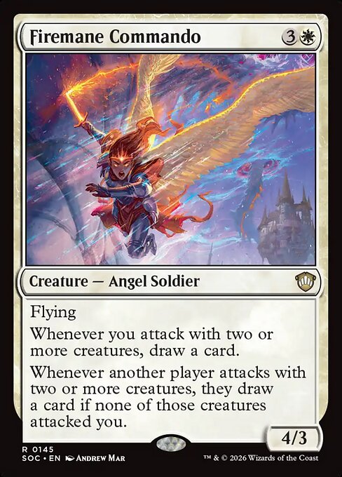 Firemane Commando - Secrets of Strixhaven Commander Magic card