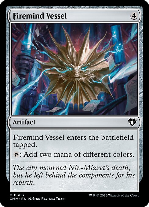 Firemind Vessel - Commander Masters Magic card