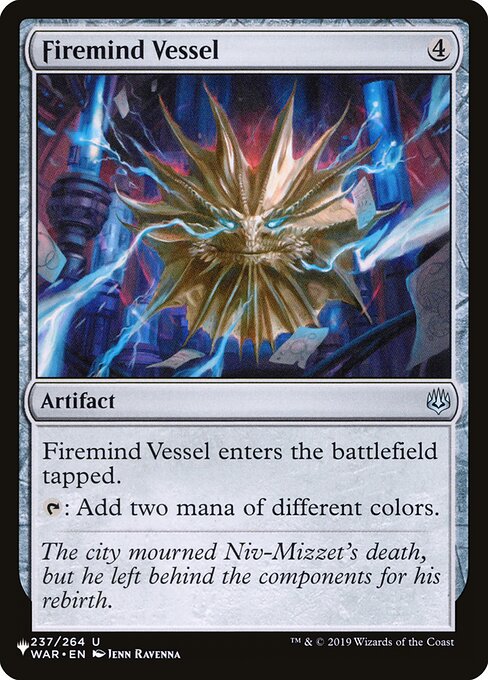 Firemind Vessel - Commander Masters (#383) - Illustrated by Ravenna Tran - Magic: The Gathering Card