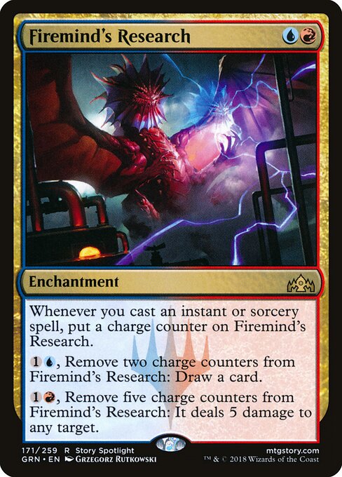 Firemind's Research - Guilds of Ravnica Magic card