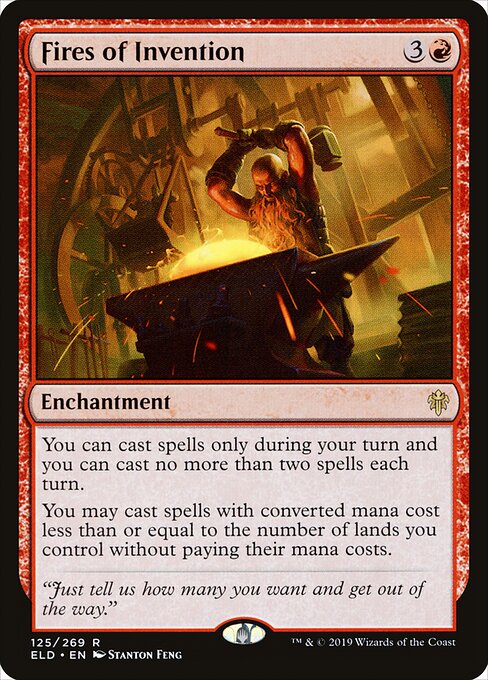 Fires of Invention - Throne of Eldraine Magic card
