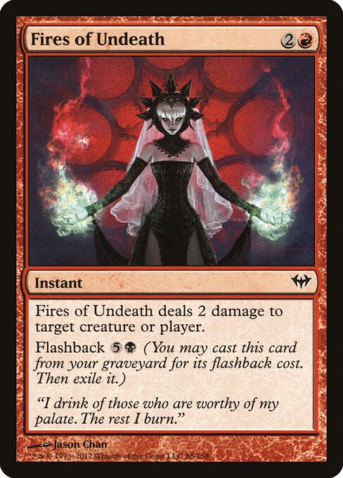 Fires of Undeath - Dark Ascension Magic card