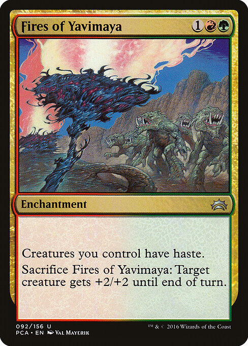 Fires of Yavimaya - Planechase Anthology Magic card