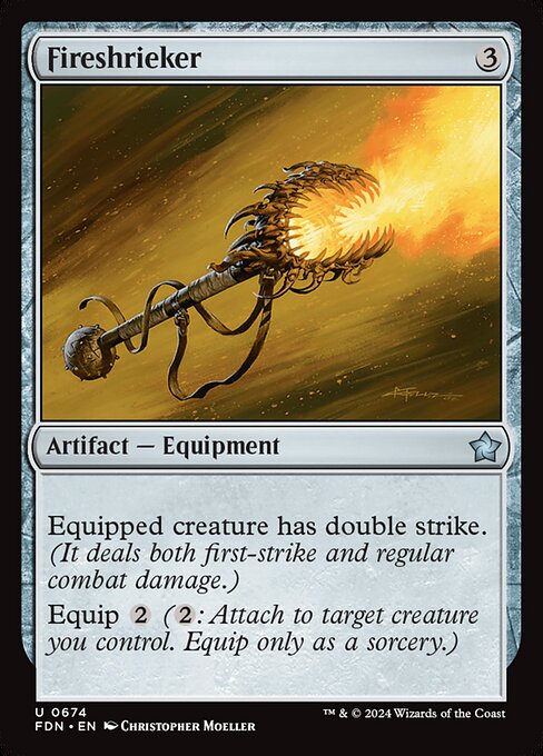 Fireshrieker - Foundations Magic card