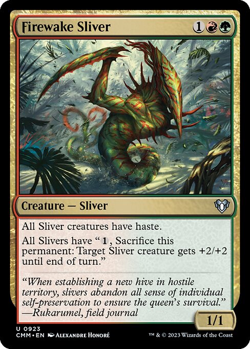 Firewake Sliver - Commander Masters Magic card