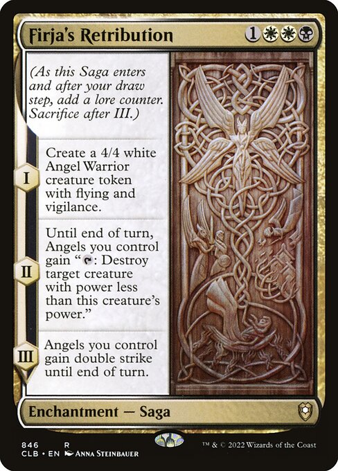 Firja's Retribution - Commander Legends: Battle for Baldur's Gate Magic card