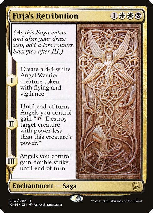 Firja's Retribution - Kaldheim (#210) - Illustrated by Anna Steinbauer - Magic: The Gathering Card