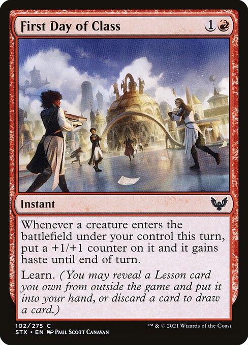First Day of Class - Strixhaven: School of Mages Magic card