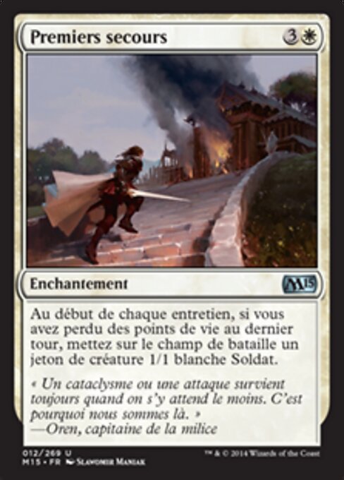 Reazione Immediata (First Response) - Commander Legends (#22) - Illustrated by Slawomir Maniak - Magic: The Gathering Card