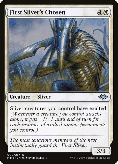 First Sliver's Chosen - Modern Horizons (#9) - Illustrated by Steven Belledin - Magic: The Gathering Card
