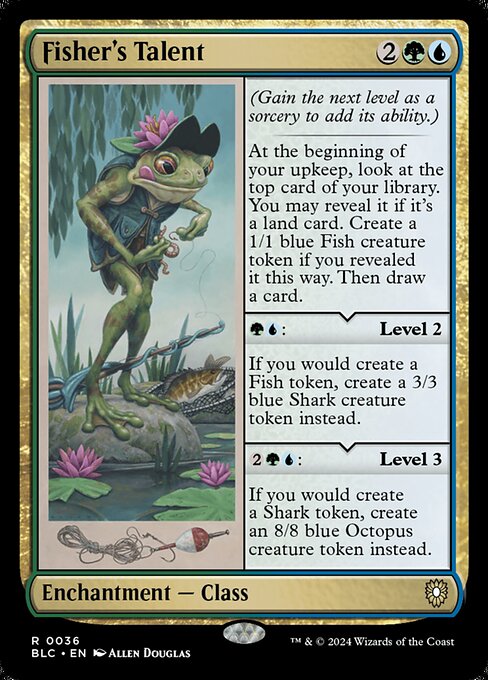 Fisher's Talent - Bloomburrow Commander Magic card