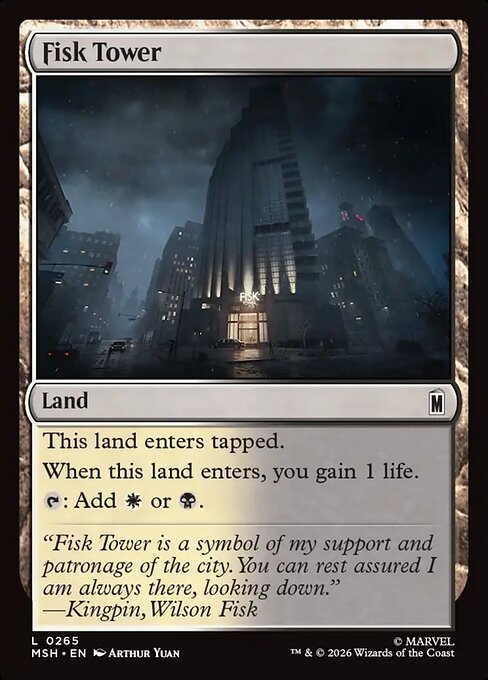 Fisk Tower - Marvel Super Heroes Magic card