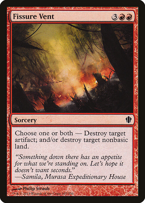 Fissure Vent - Commander 2013 Magic card