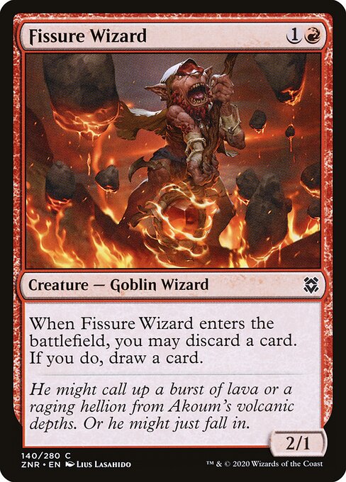 Fissure Wizard - Zendikar Rising Magic card