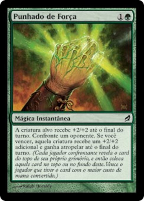 Пригоршня Силы (Fistful of Force) - Lorwyn (#212) - Illustrated by Ralph Horsley - Magic: The Gathering Card