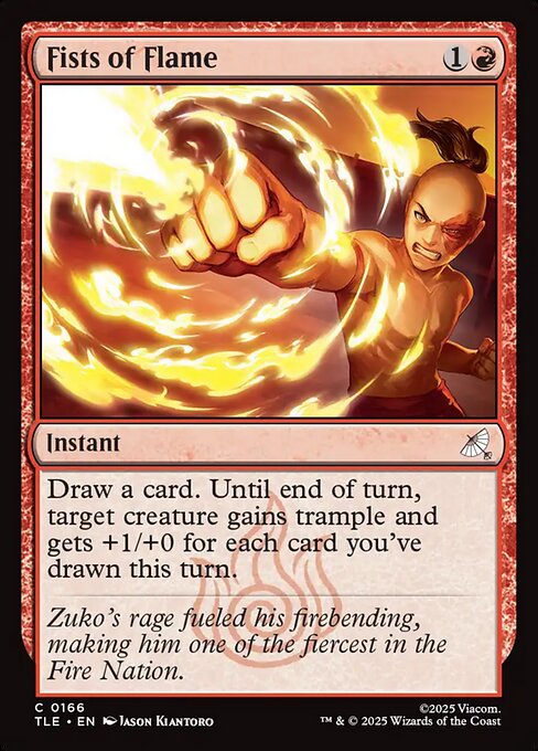 Fists of Flame - Avatar: The Last Airbender Eternal Magic card