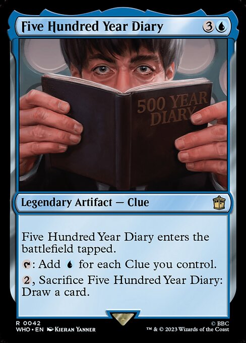 Five Hundred Year Diary - Doctor Who Magic card