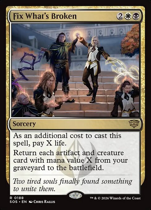 Fix What's Broken - Secrets of Strixhaven Magic card
