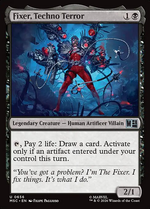 Fixer, Techno Terror - Marvel Super Heroes Commander Magic card