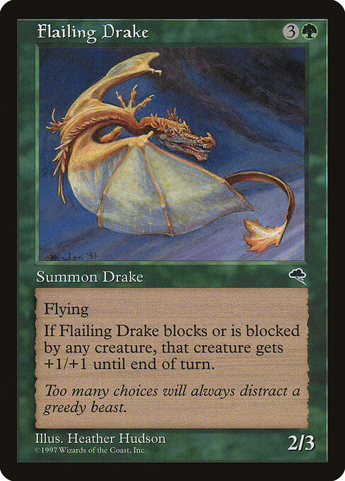 Flailing Drake - Tempest Magic card