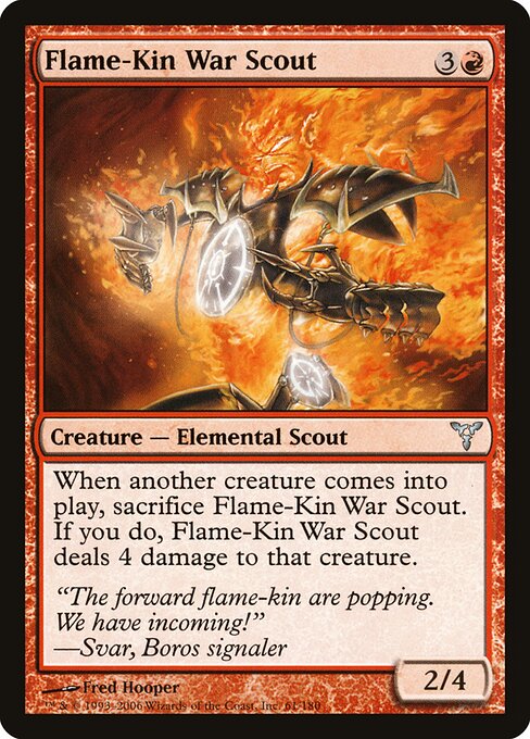 Flame-Kin War Scout - Dissension Magic card