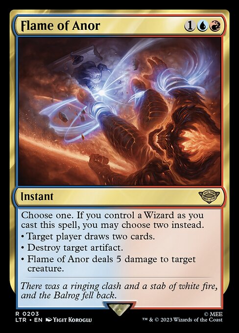 Flame of Anor - The Lord of the Rings: Tales of Middle-earth Magic card