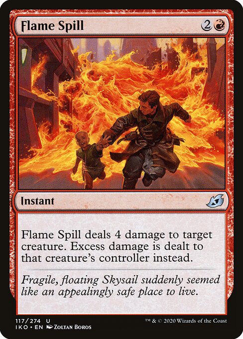 Flame Spill - Ikoria: Lair of Behemoths Magic card