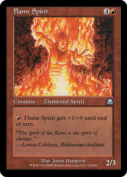 Flame Spirit - Masters Edition II Magic card