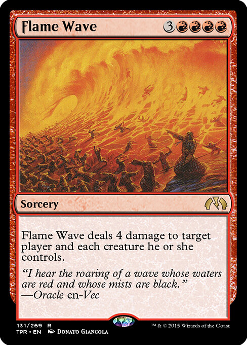 Flame Wave - Tempest Remastered Magic card