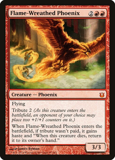 Flame-Wreathed Phoenix - Born of the Gods Magic card