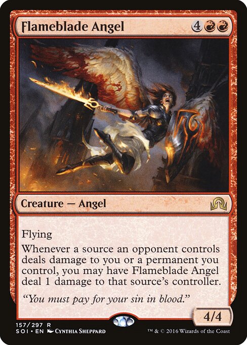 Flameblade Angel - Shadows over Innistrad Magic card