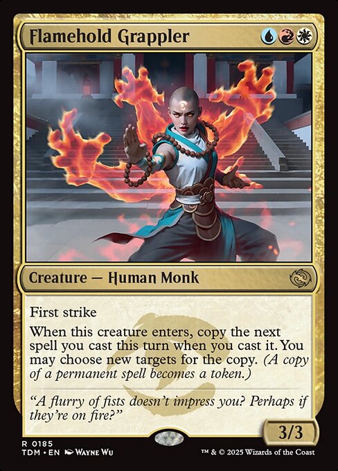 Flamehold Grappler - Tarkir: Dragonstorm Magic card