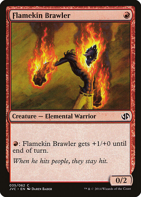 Flamekin Brawler - Duel Decks Anthology: Jace vs. Chandra Magic card