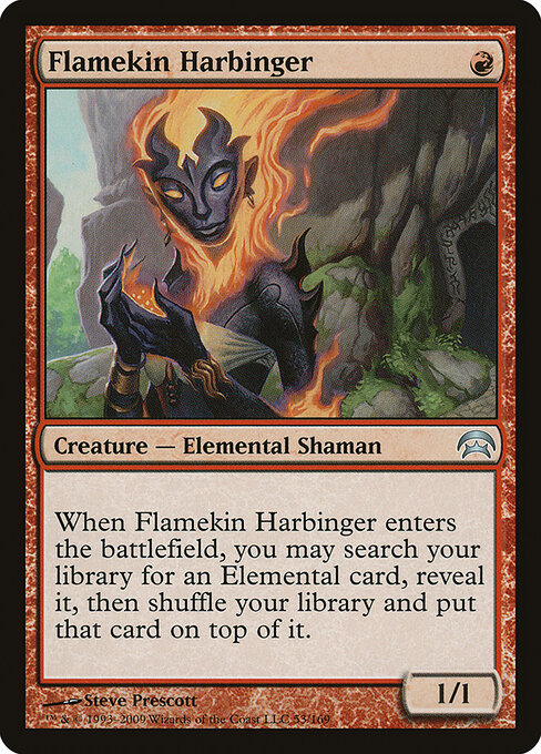 Flamekin Harbinger - Planechase Magic card