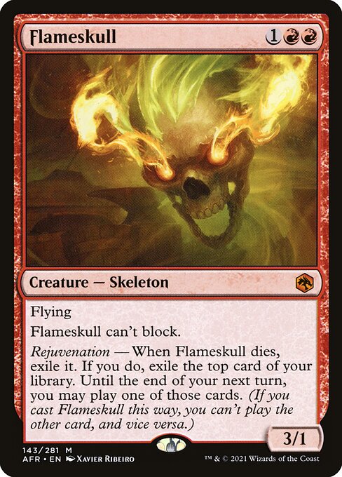 Flameskull - Adventures in the Forgotten Realms Magic card