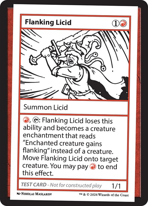 Flanking Licid - Mystery Booster 2 (#562) - Illustrated by Nikolai Maslakov - Magic: The Gathering Card