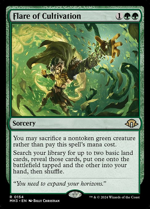 Flare of Cultivation - Modern Horizons 3 Magic card