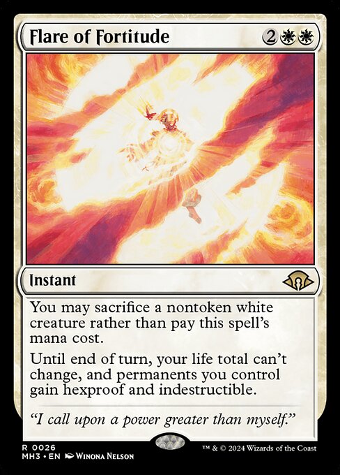 Flare of Fortitude - Modern Horizons 3 Magic card